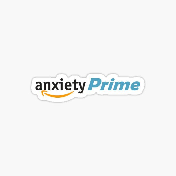 Anxiety Prime Vinyl Decal - Funny Mental Health Awareness Parody Sticker