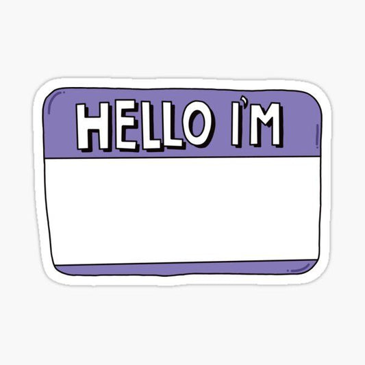 HELLO I`M - Sticker