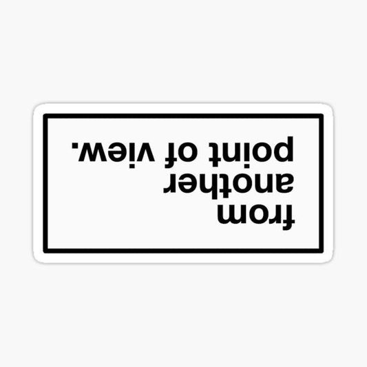from another point of view - Sticker