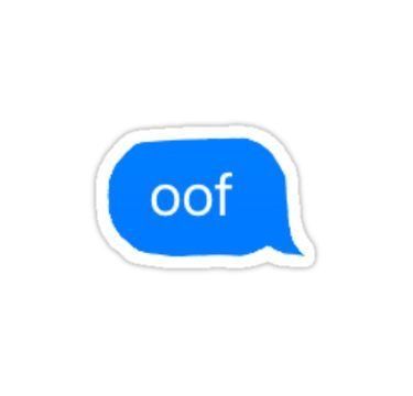 oof - Sticker