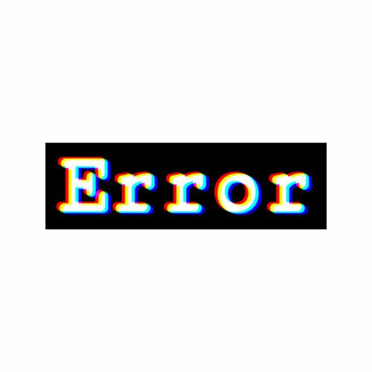 Error - Sticker