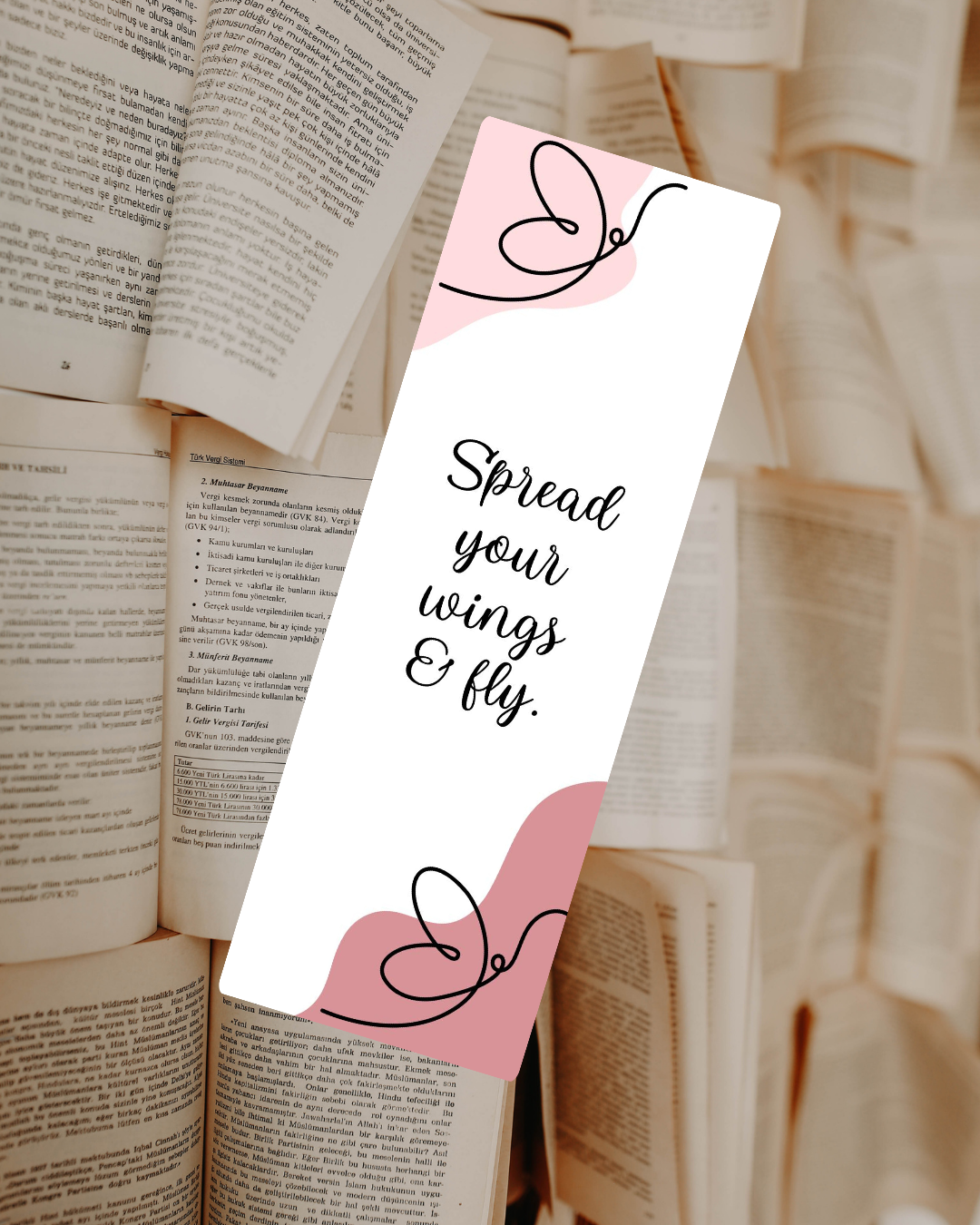 Spread Your Wings and fly- Bookmark