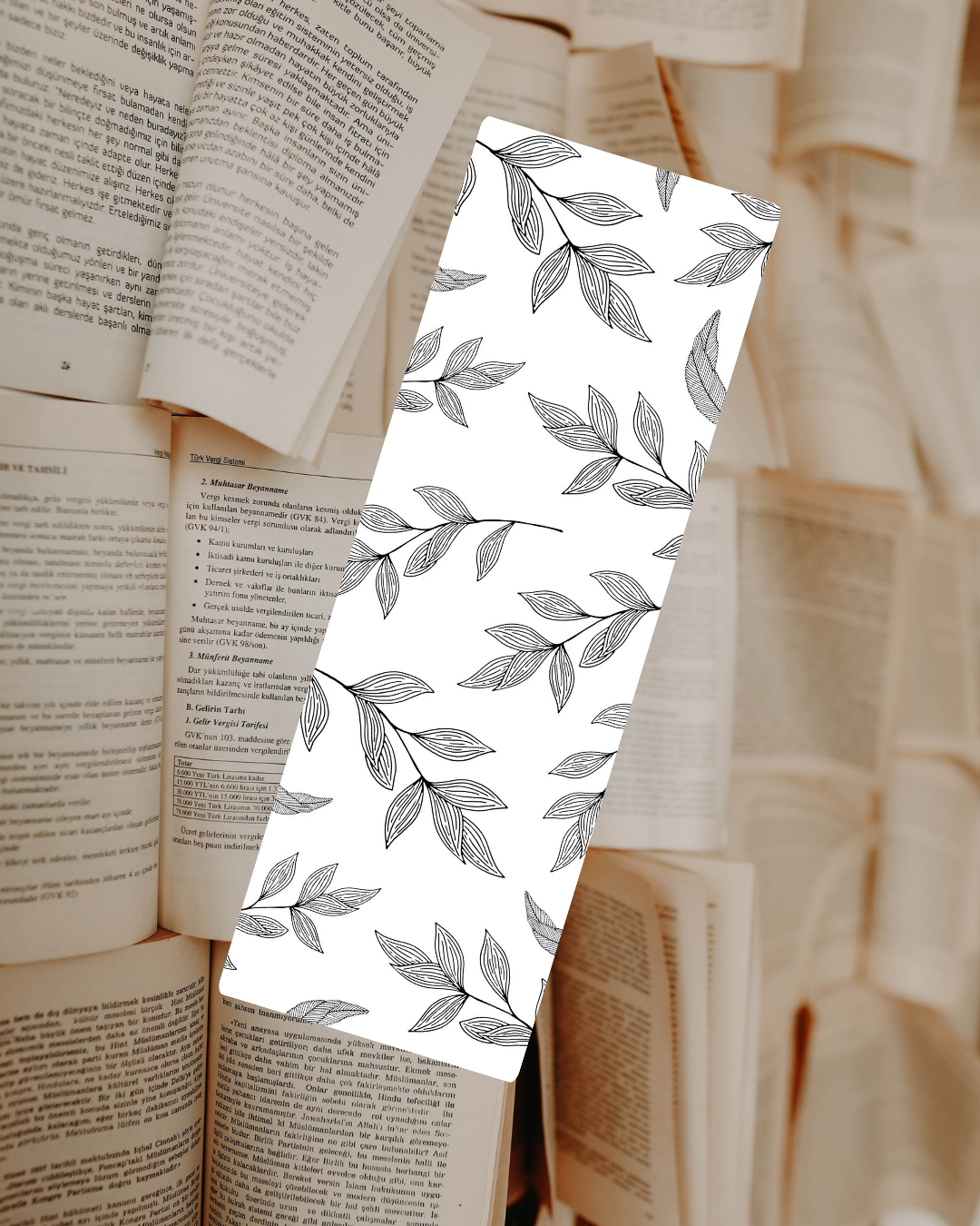 Black and white- Bookmark