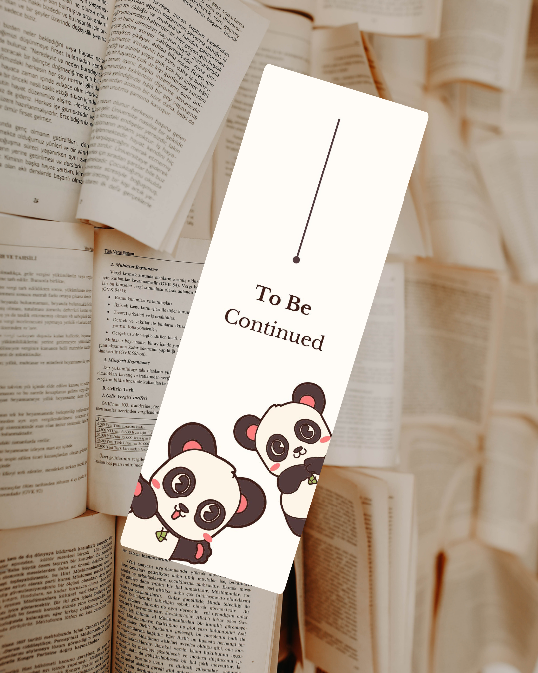 To be Continued- Bear- Bookmark