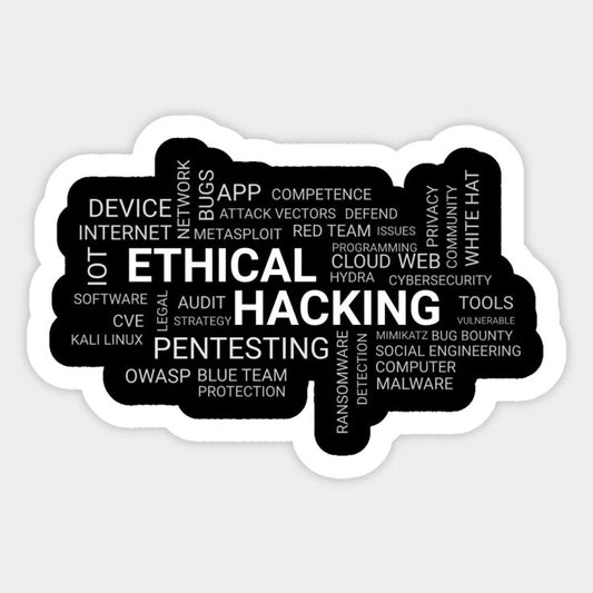 Pentesting & Ethical Hacking Sticker - InfoSec Terms Vinyl Decal