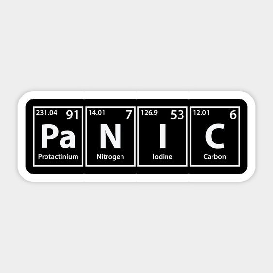 PANIC - Sticker