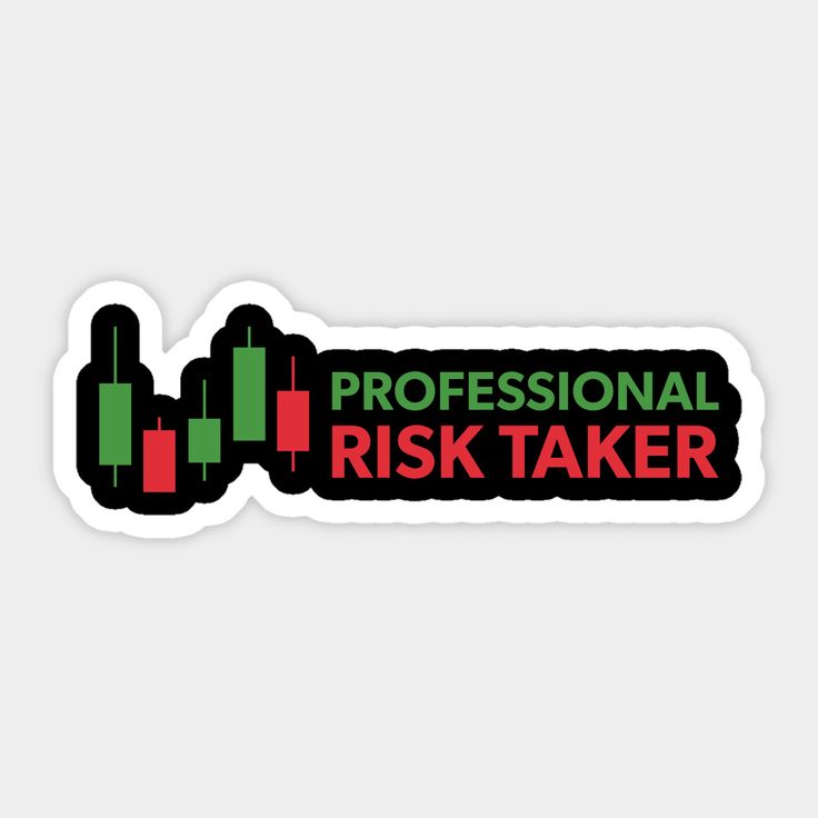 Day Trader Laptop Decal - Stock Market Risk Taker Sticker - Funny Crypto Investor Gift