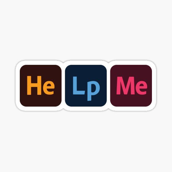 Help Me - Sticker