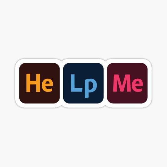 Help Me - Sticker
