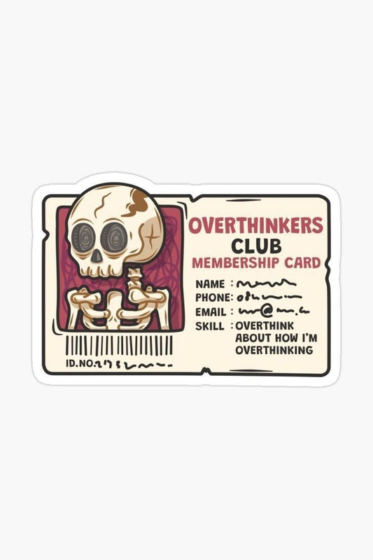 OVERTHINKER - Sticker