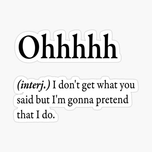 Ohhhh - Sticker