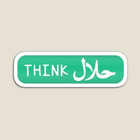 THINK HALAL - Sticker