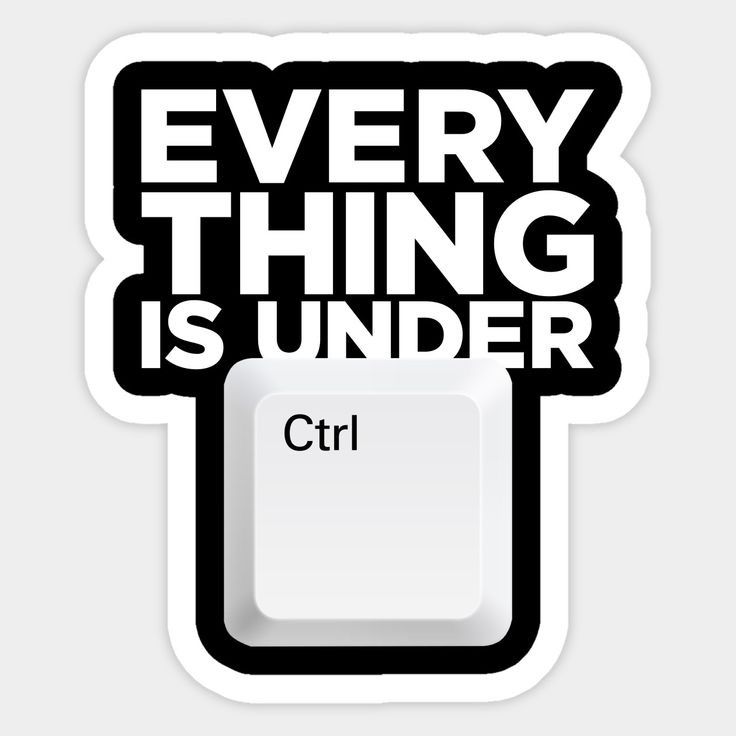 Every Thing is Under- Sticker
