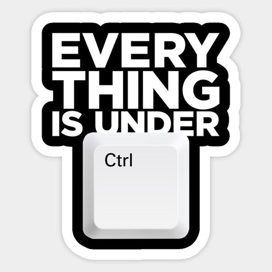 Every Thing is Under- Sticker