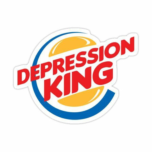 DEPRESSION KING- Sticker