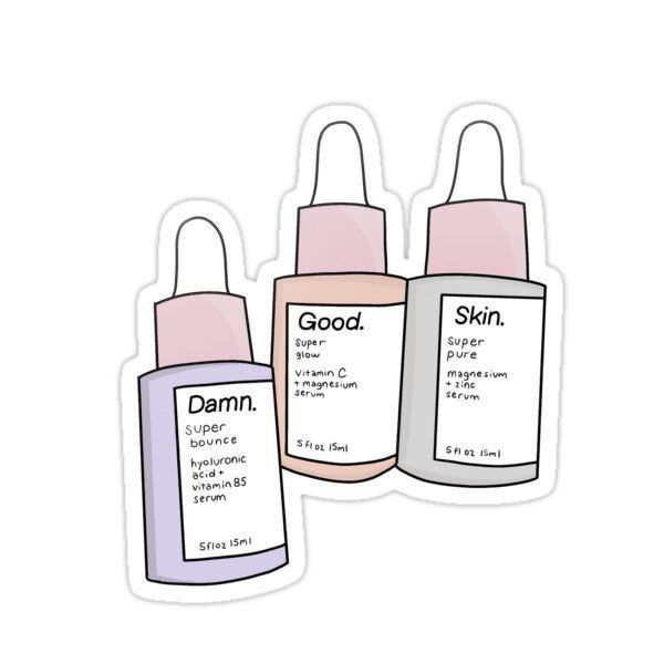 skin care- sticker
