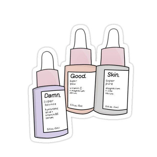 skin care- sticker